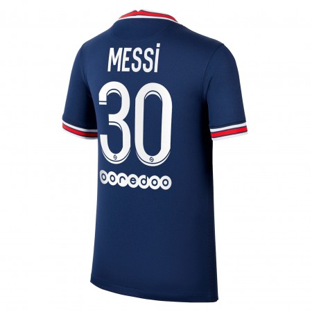 Billiga Fotbollströjor Paris Saint-Germain Lionel Messi 30 Hemma tröja 2021/22 Kortärmad